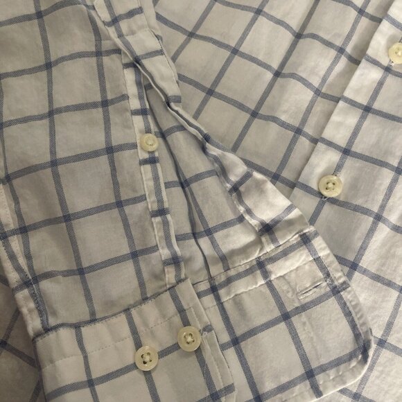 Peter Millar Long Fetlock Autumn Soft Cot ,Button‎ Sport Woven Shirt Men M White - Picture 2 of 14